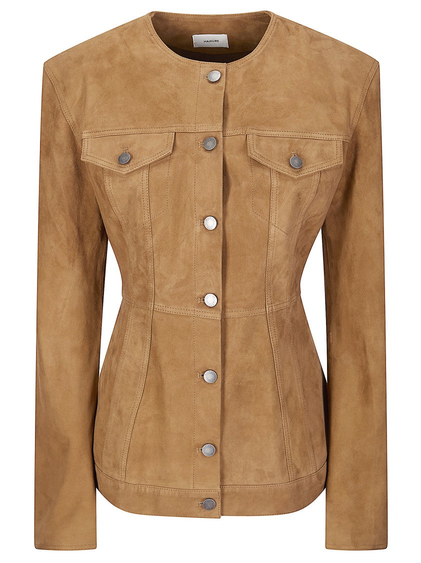 Haikure Temple Suede Jacket