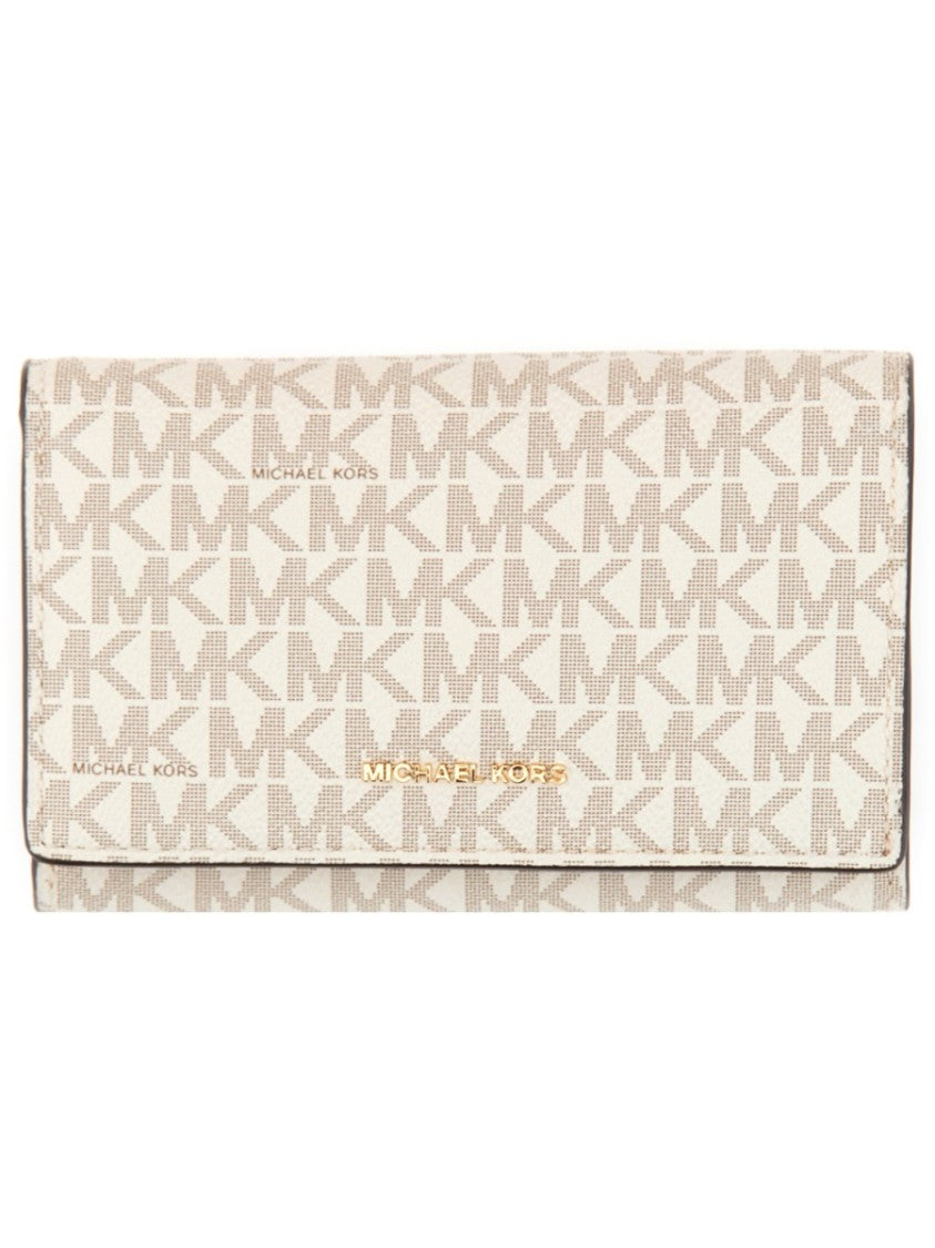 Michael Michael Kors Logo-Printed Wallet With Fold-Over Design