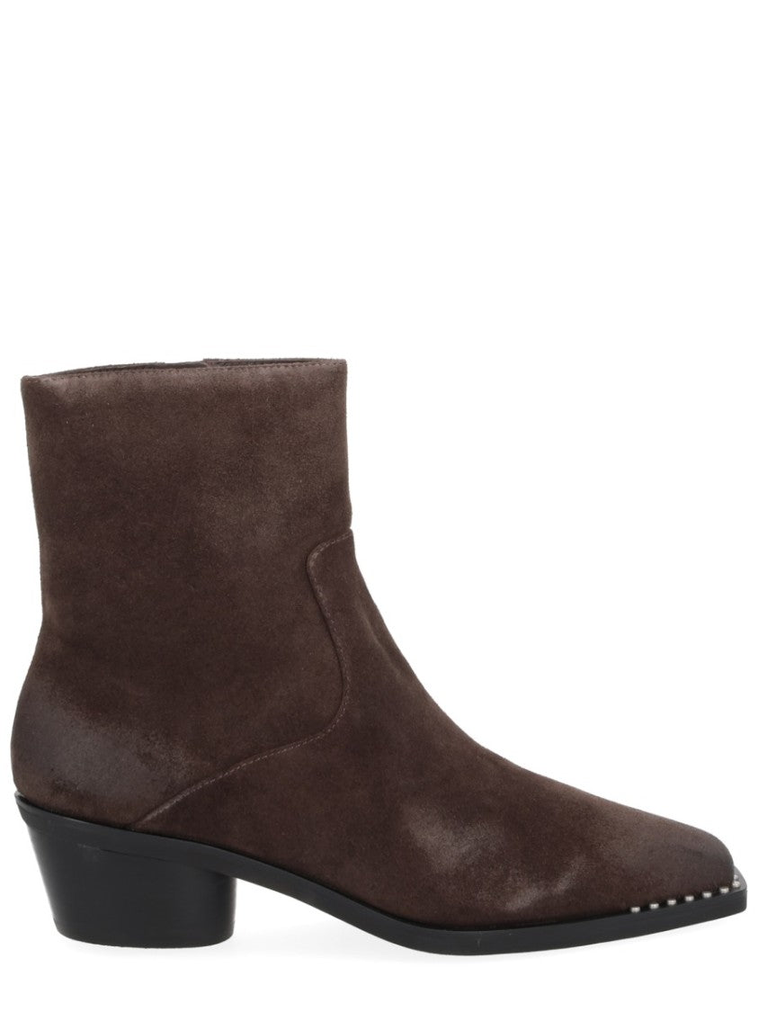 Ash Hasley Pointed Toe Studded Boots