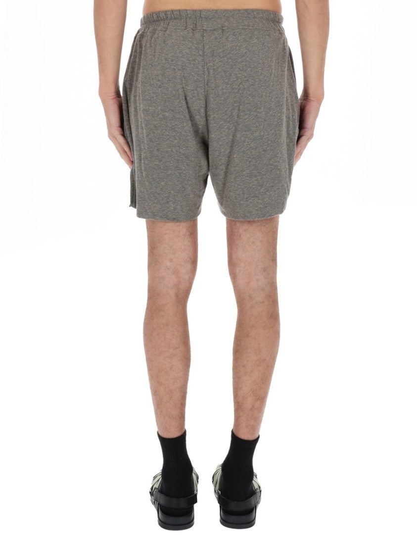 Rick Owens Dbl Boxers Cotton-Blend Shorts