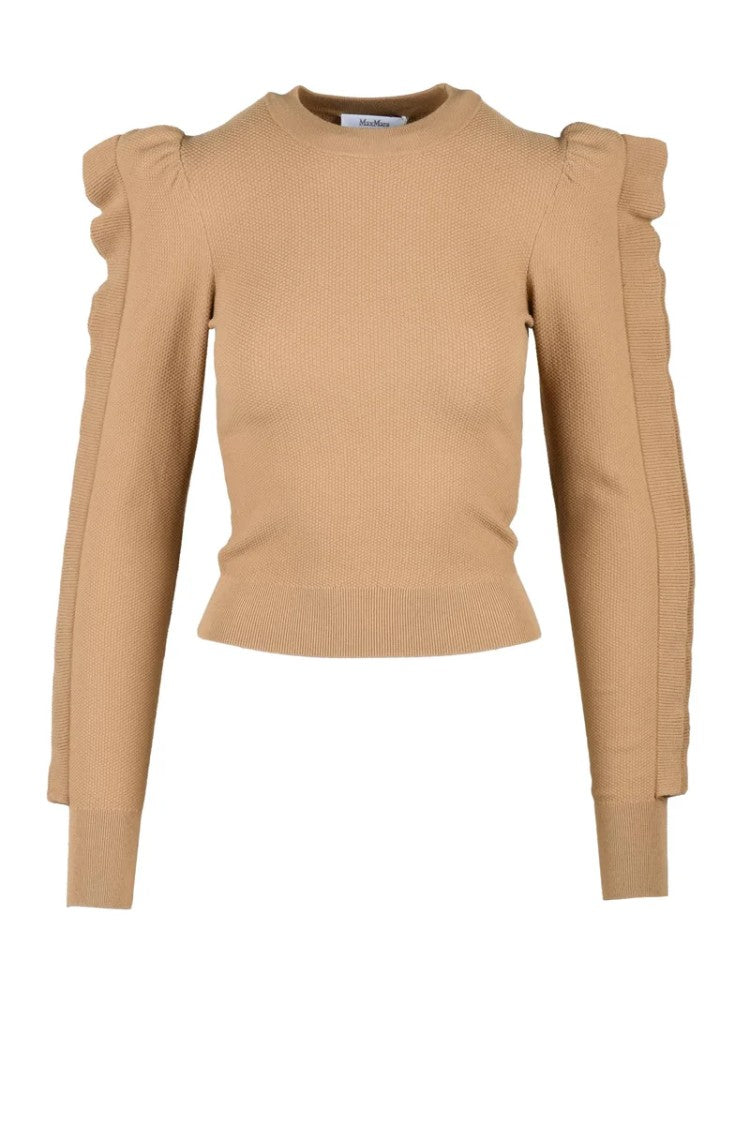 Max Mara Knit Viscose/Polyester - Beige