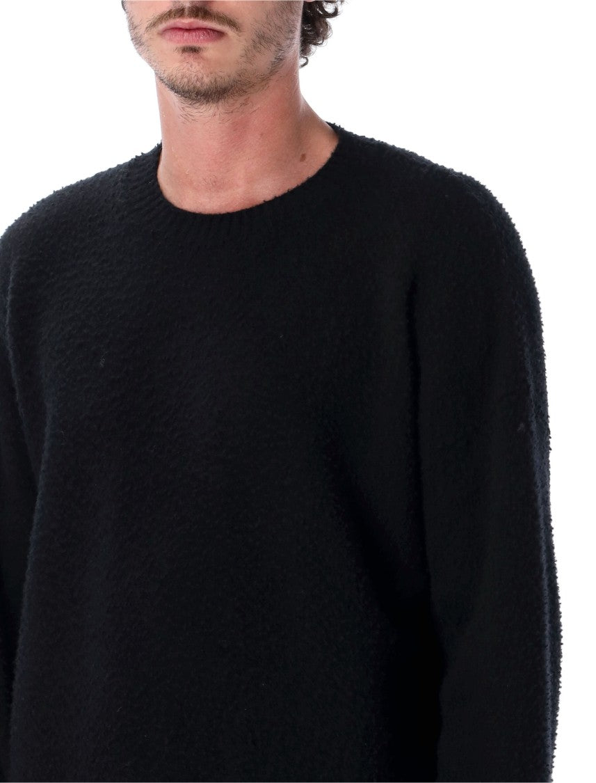 Roberto Collina Relaxed Fit Crewneck Sweater In Soft Casentino Fabric
