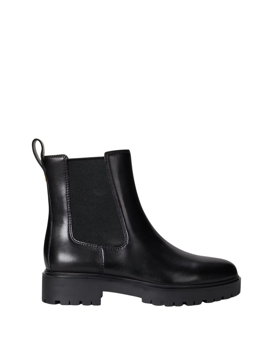 Lauren Ralph Lauren Sleek Black Ankle Boots