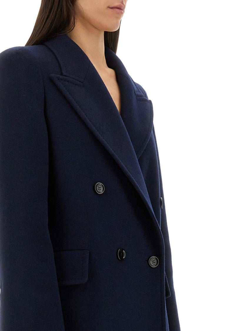 Max Mara Double"Albania1234" -Breasted Coat