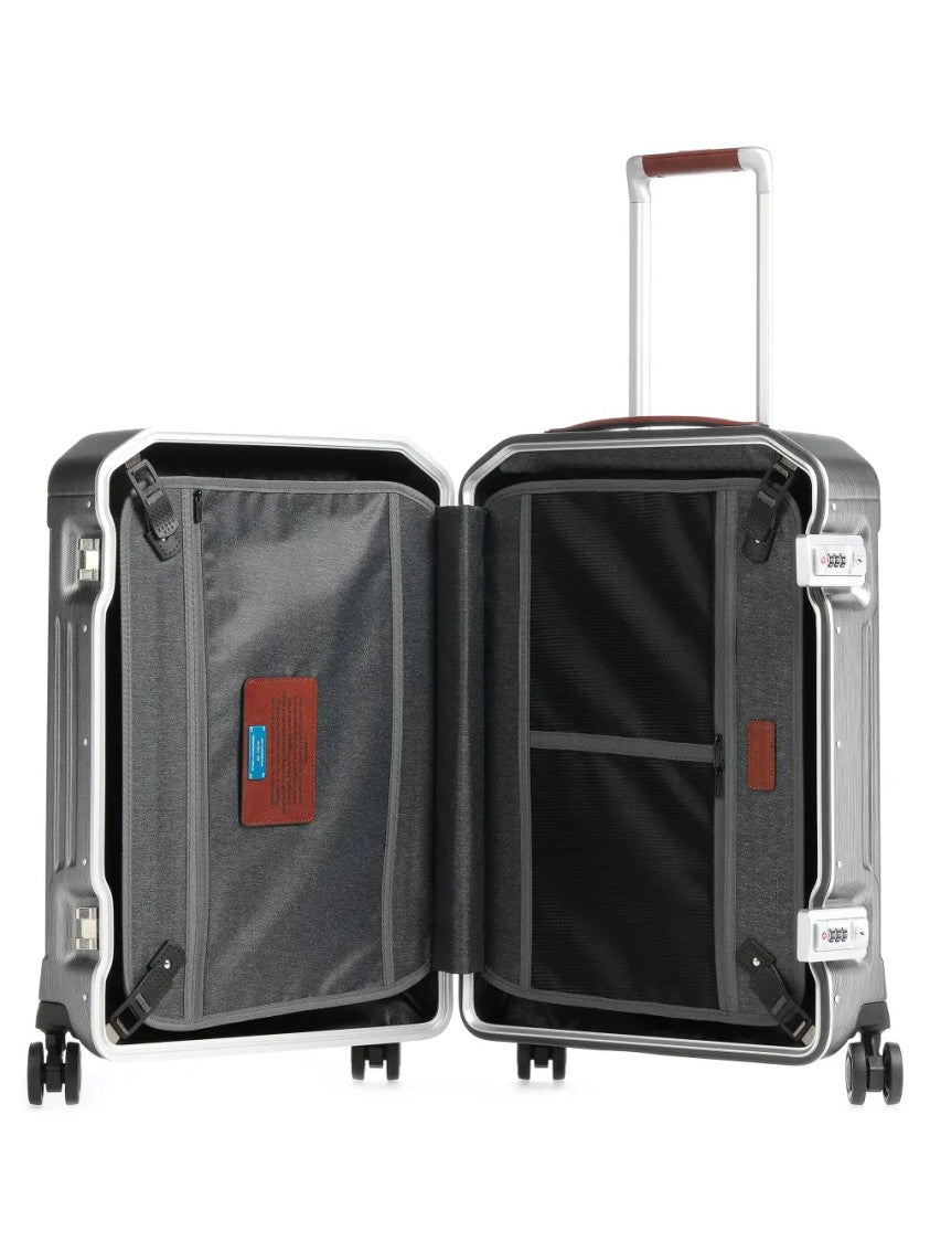 Piquadro Ultra Slim Four-Wheel Cabin Trolley