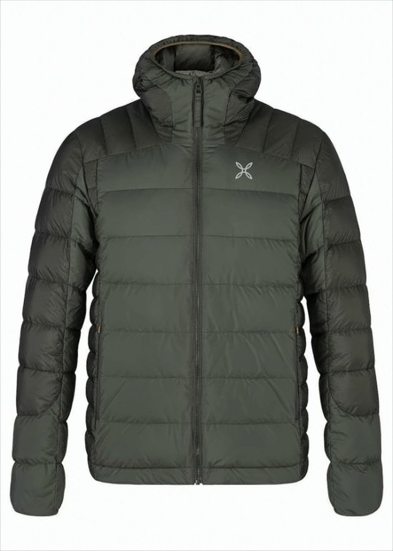 Montura Quilted Nylon Down Jacket With Hood And Contrast Lining