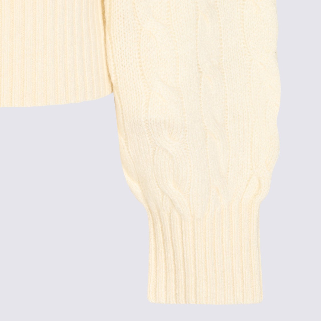 Polo Ralph Lauren Textured Long-Sleeved Knit Top With Polo Collar And Button Placket