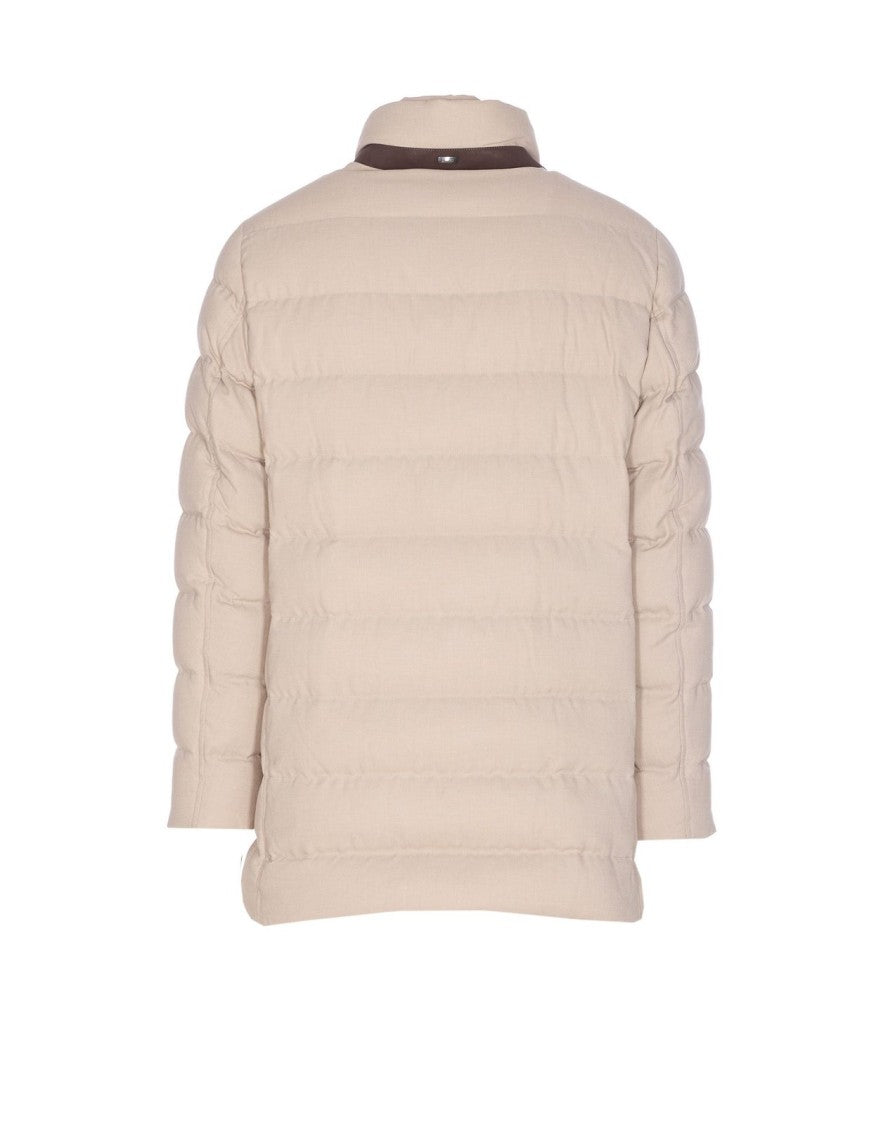 Herno Padded Jacket With Horizontal Quilting