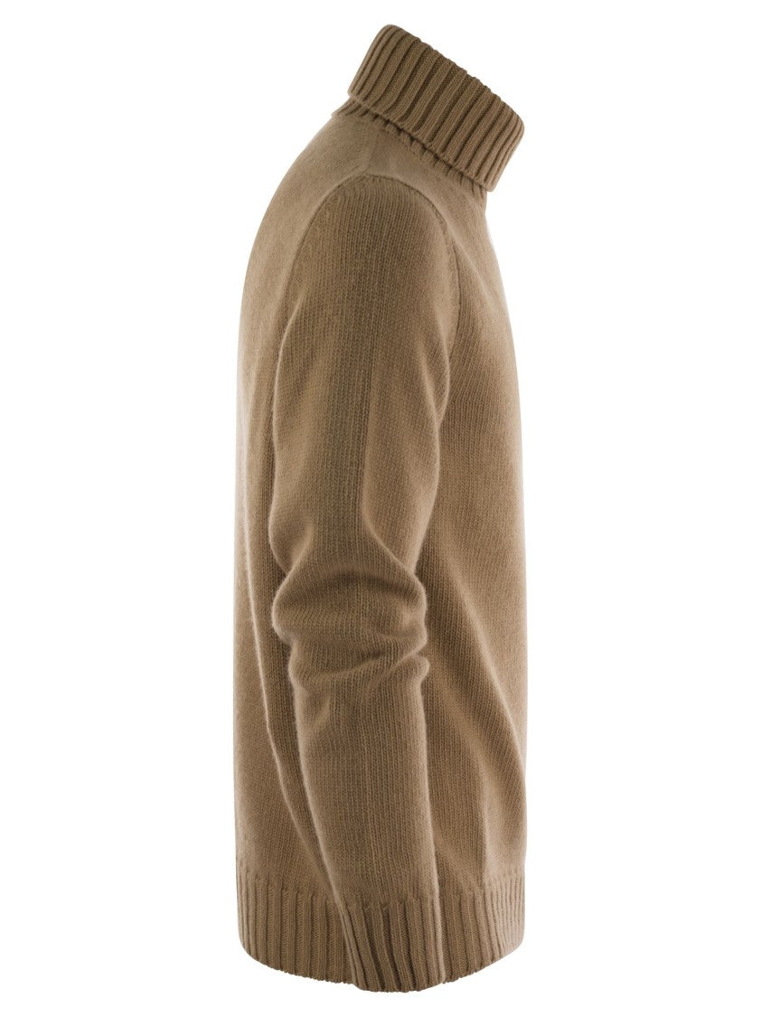 Fedeli Wool And Cashmere Turtleneck Jumper