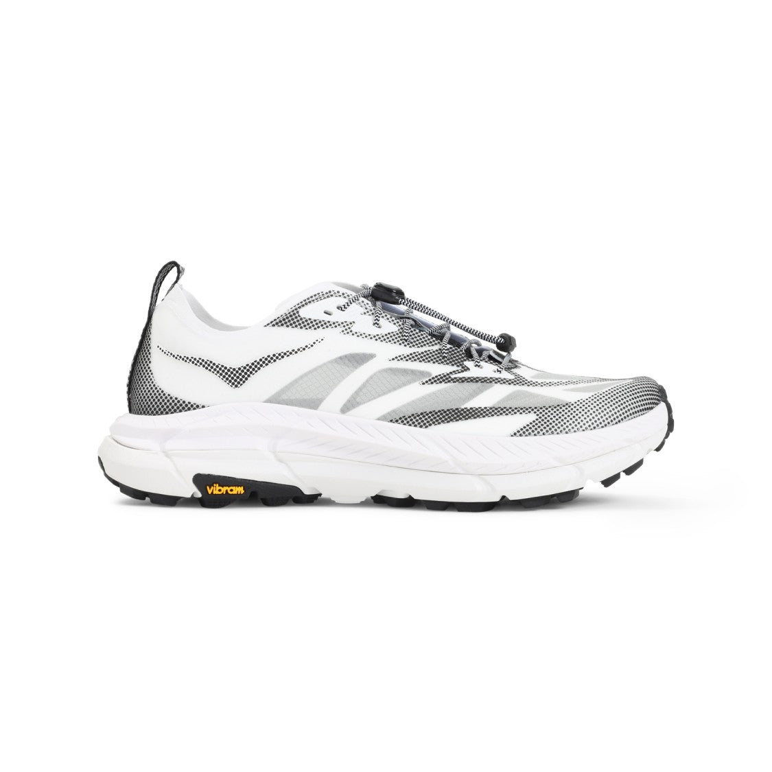 Hoka Dynamic Black And White Patterned Sneakers