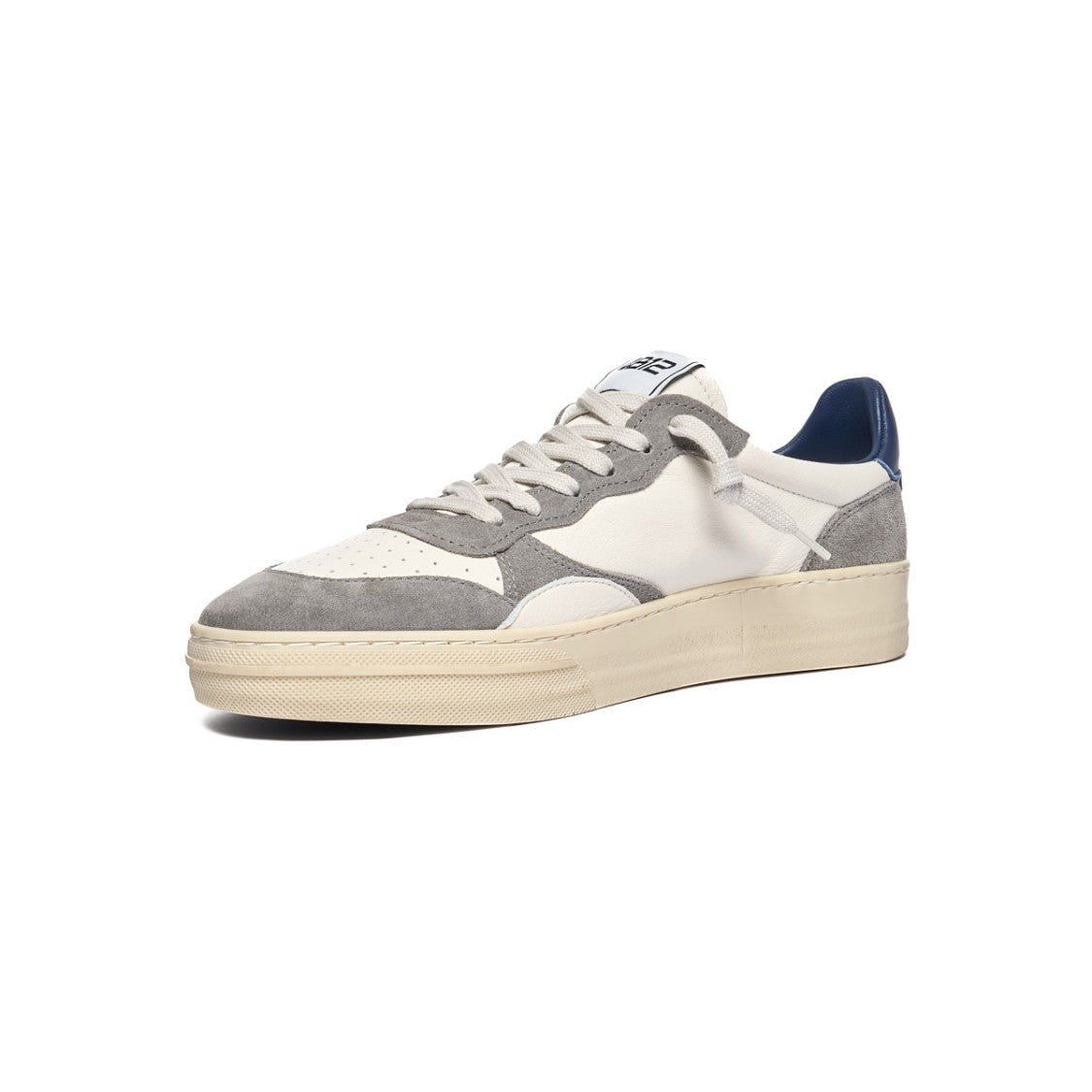 4B12 Minimalist Low-Top Sneakers Leather Suede Panelling