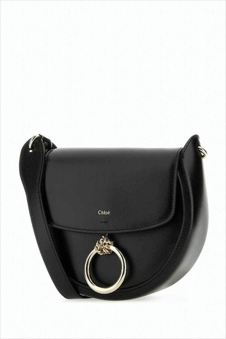 Chloé Crescent-Shaped Calf Leather Crossbody Bag