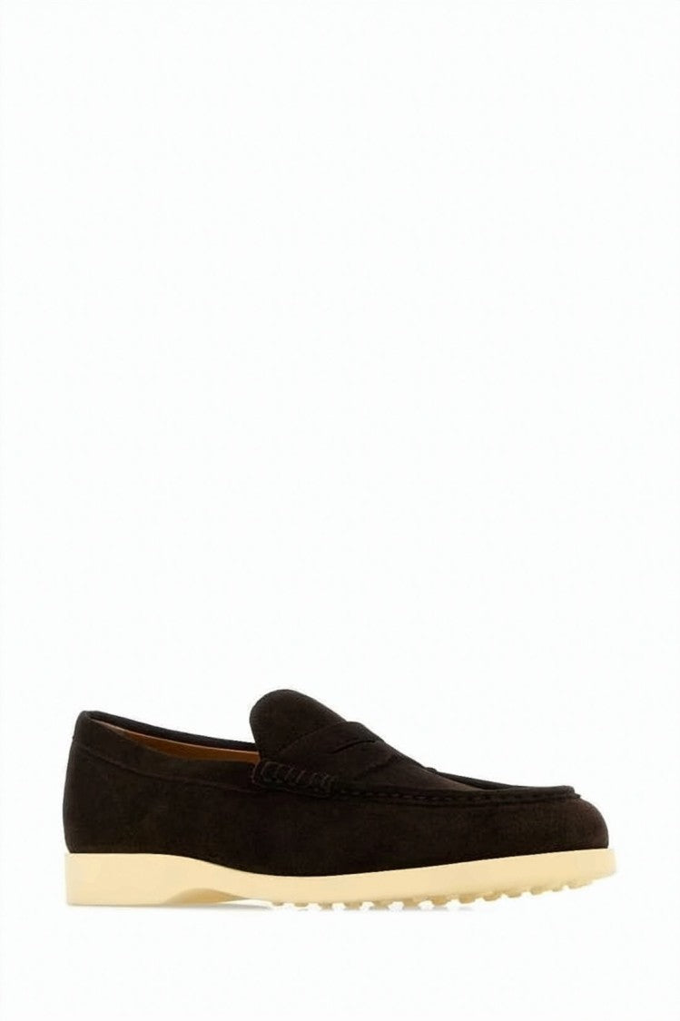 Tod's Suede Penny Loafers