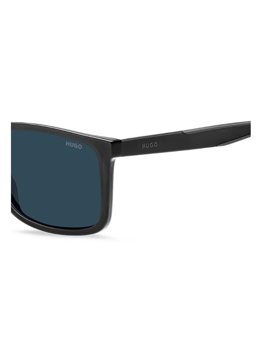 Hugo Boss Bold Rectangular Frame Sunglasses With Tapered Arms