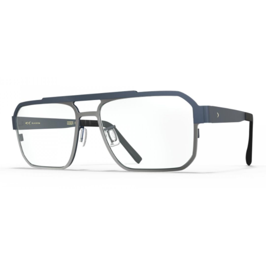 Blackfin Bf1062 Camano Rectangular Two-Tone Eyeglasses With Double-Bridge Design