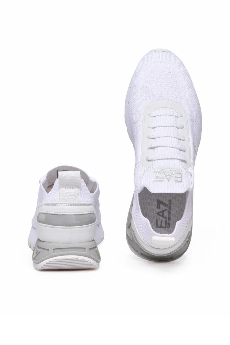 Ea7 Emporio Armani Streamlined White Sneakers