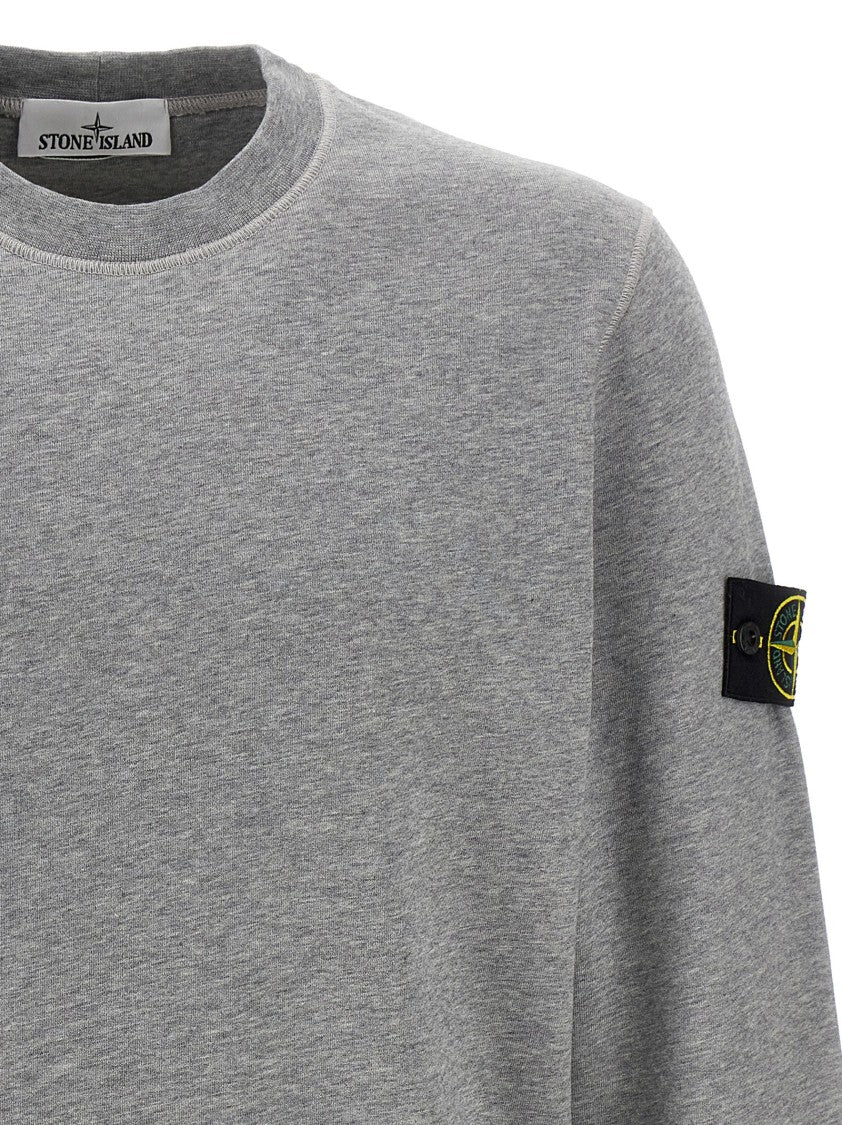 Stone Island Logo Badge Sweatshirt