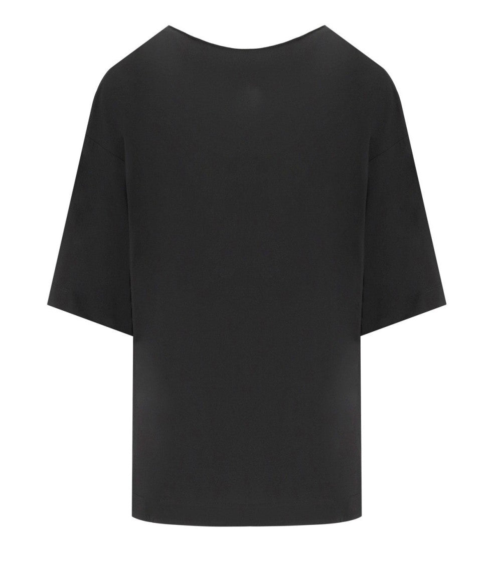 Max Mara Beachwear Rigel Black Blouse