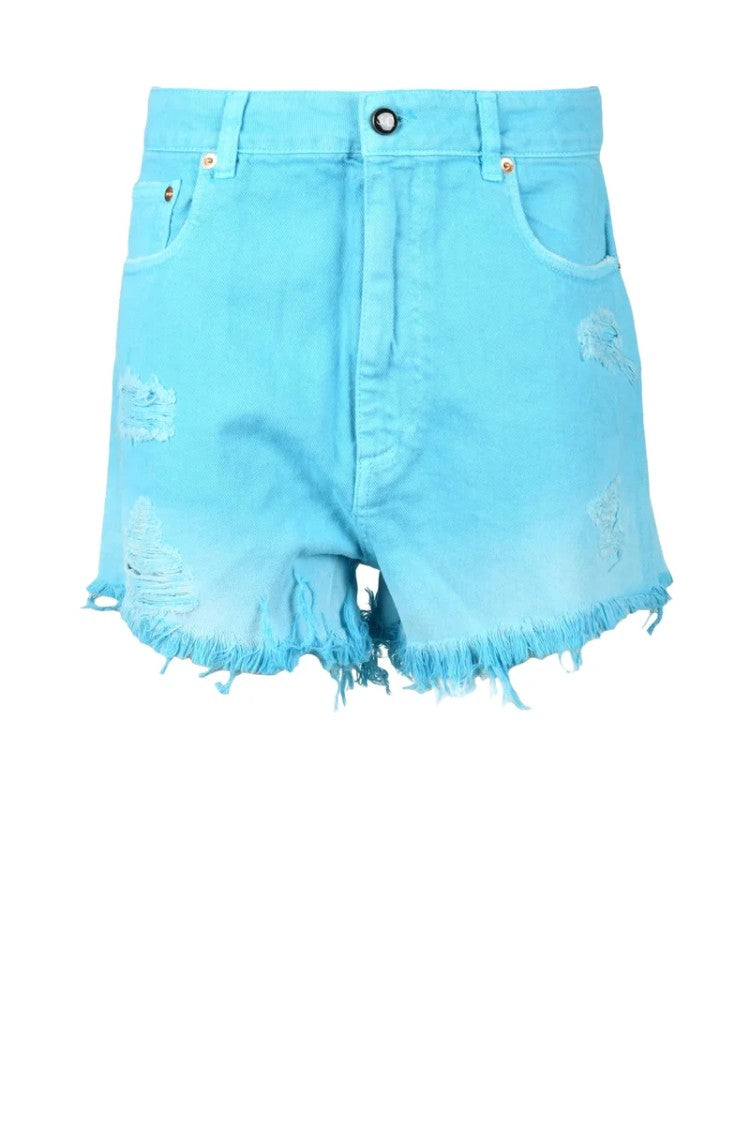 Semi Couture Celeste Distressed Cotton Shorts