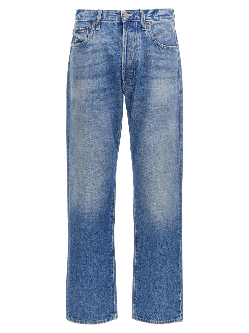 Valentino Garavani Vintage Wash High-Waist Denim Jeans