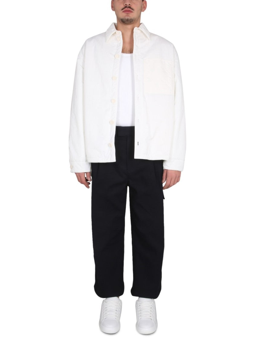 Bottega Veneta Technical Nylon Jacket With Button Closure