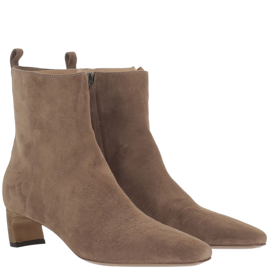 Sartore Brown Suede Leather Ankle Boots