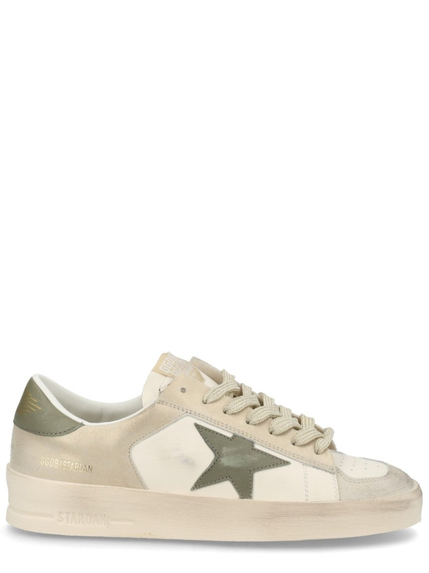 Golden Goose Stardan Leather Star Applique Sneakers
