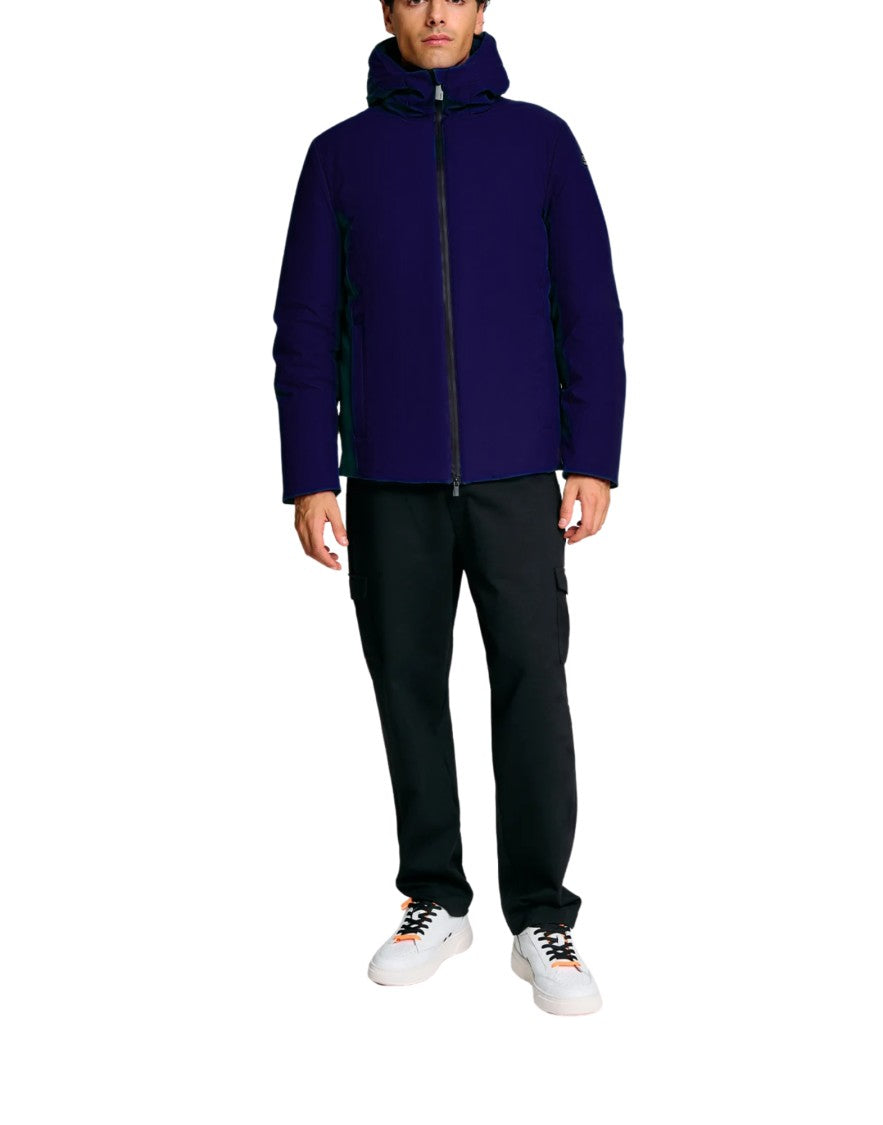 Suns Technical Blue Jacket With Protective Hood