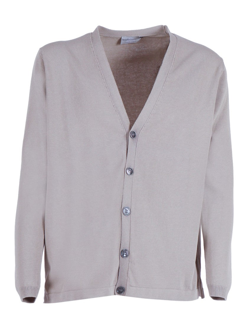 Sette Fili Cashmere Tubolare Mid Length Knit Cardigan