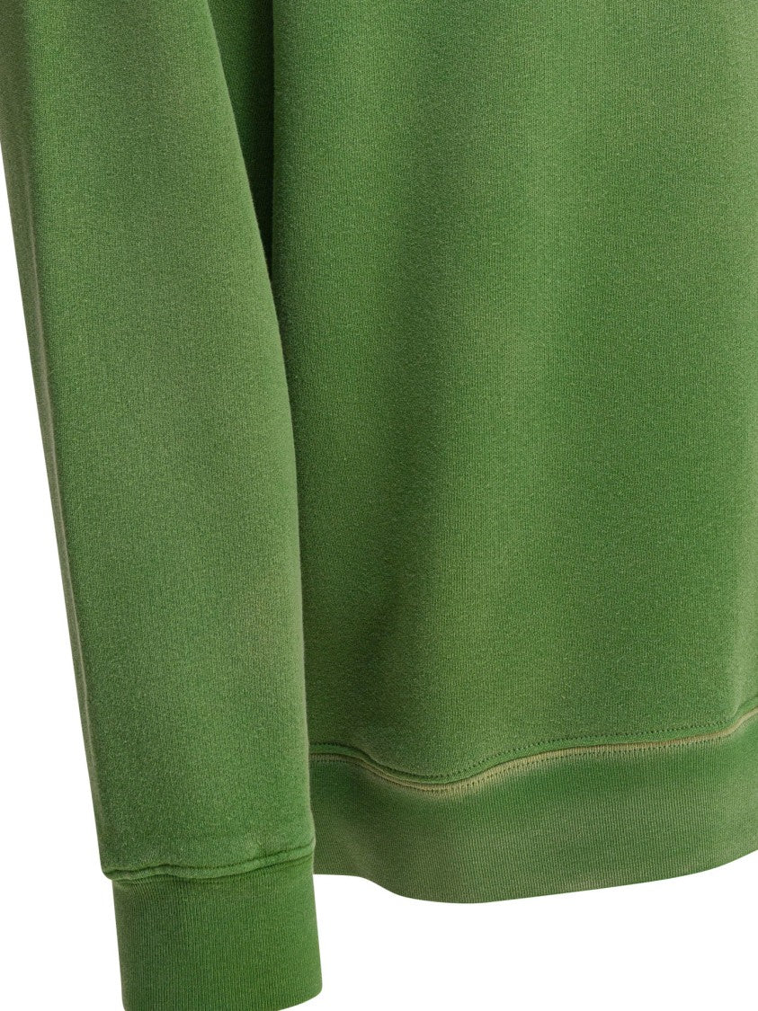 Valentino Vintage-Inspired Green Cotton Sweatshirt
