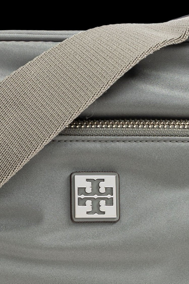Tory Burch Nylon Gray Shoulder Bag