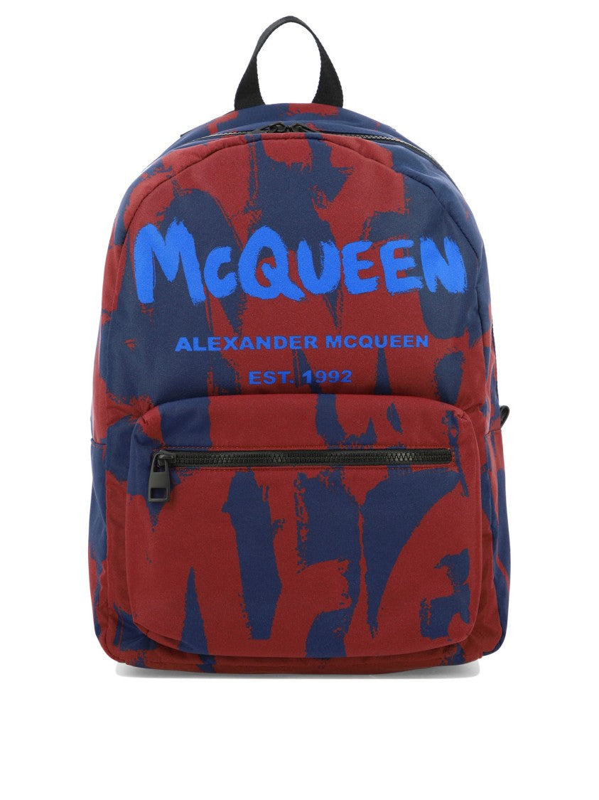 Alexander Mcqueen Nylon Bucket Backpack
