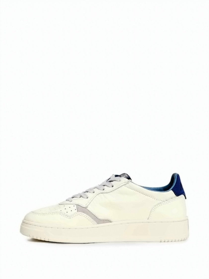 Autry Low-Top Leather Sneakers With Nubuck And Suede Accents