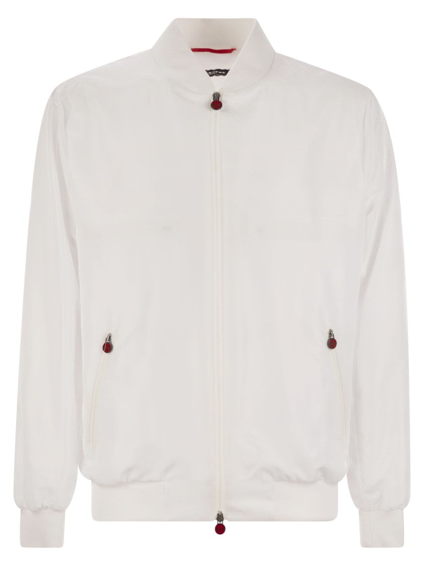 Kiton Sea - Bomber Jacket In Technical Fabric