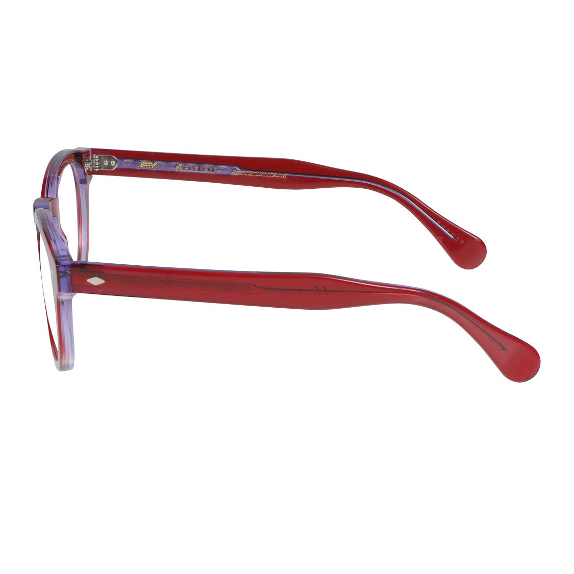 Kador Jolly Cal 49 Translucent Red Frame Sunglasses