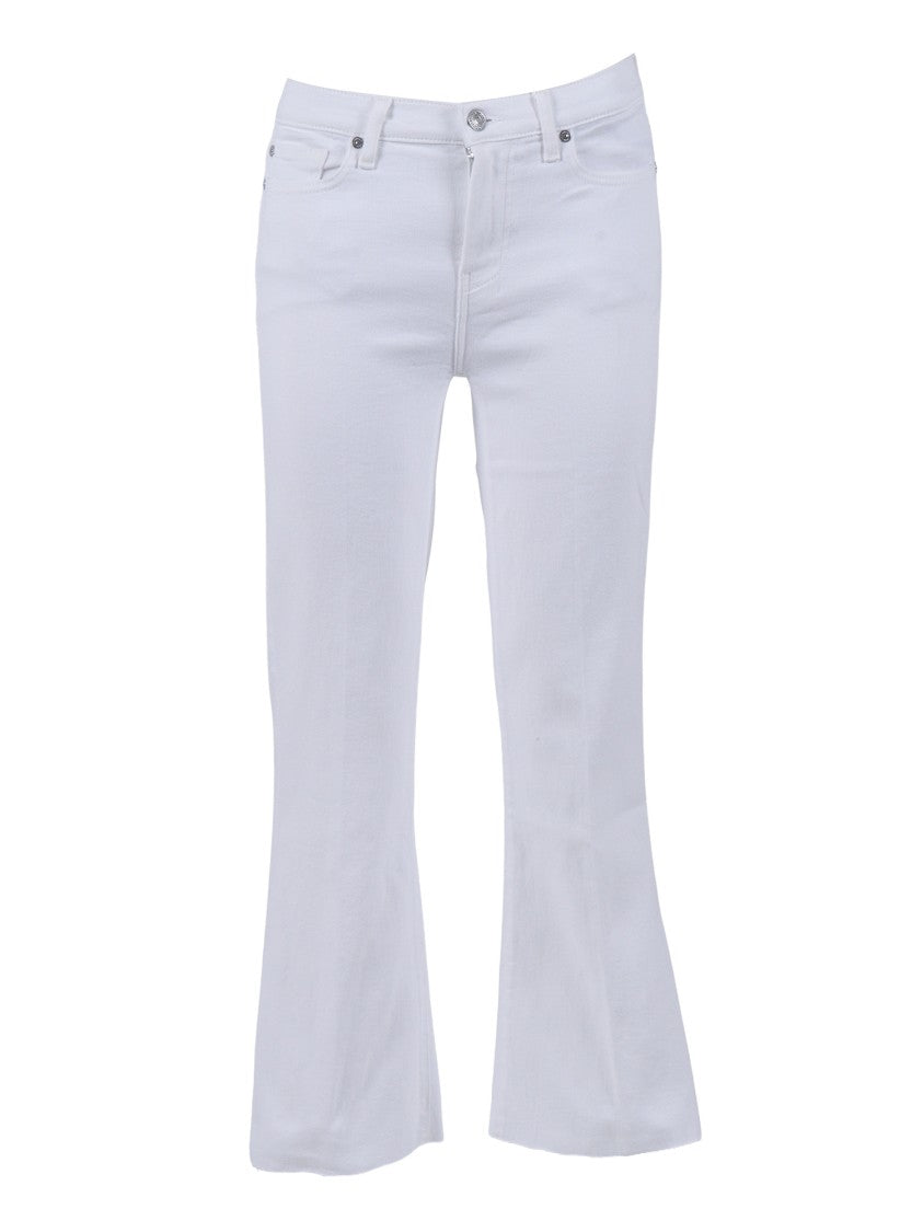 7 For All Mankind Soleil Cropped Flared Jeans