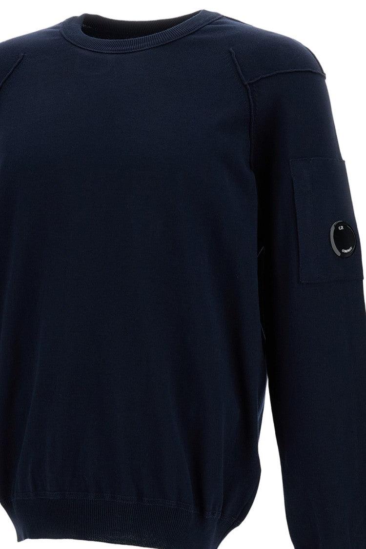 C.P. Company Rib-Knit Sea Island Cotton Crewneck Sweater