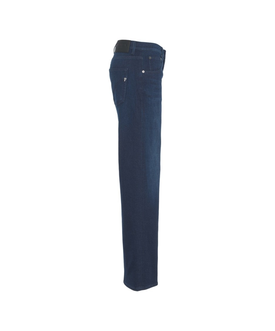 Dondup Jacklyn' Timeless Blue Denim Straight Leg Jeans