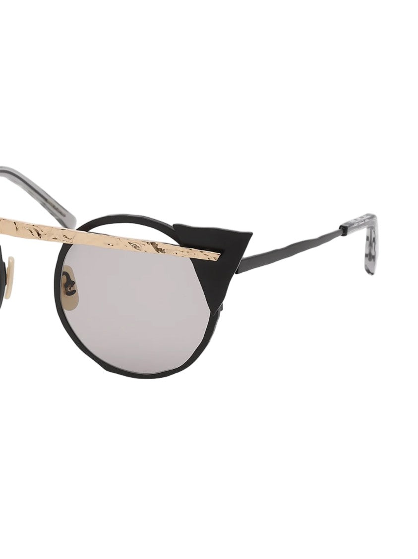 Masahiromaruyama Black Titanium International Fit 50 Mm Sunglasses