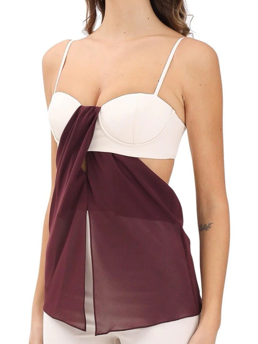 Patrizia Pepe Multicolor Polyester Printed Tank Top