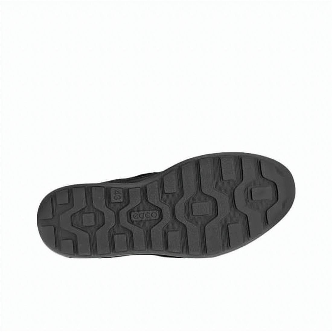 Ecco Monochromatic Leather And Mesh Sneakers