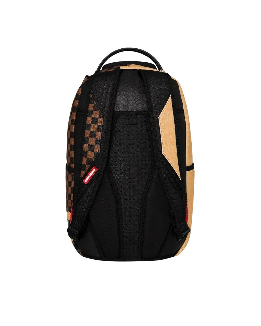 Sprayground Textured Abstract Eco-Leather Backpack
