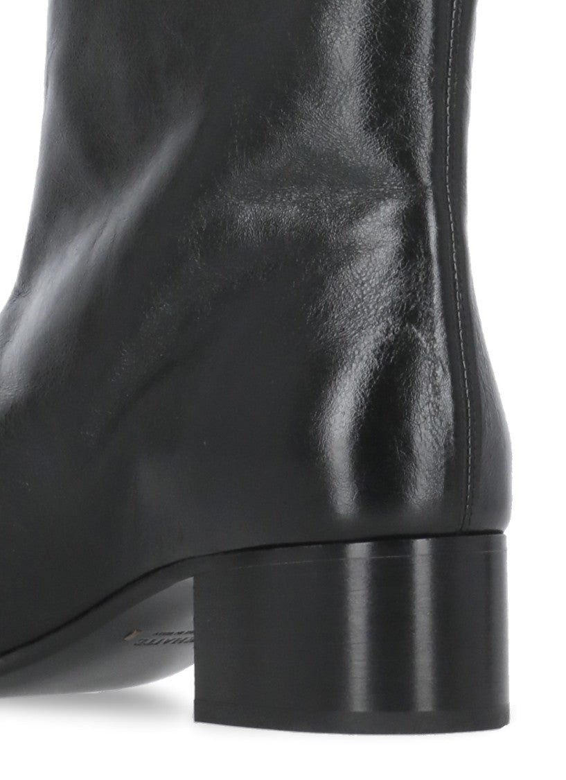 Khaite Black Andee Boots
