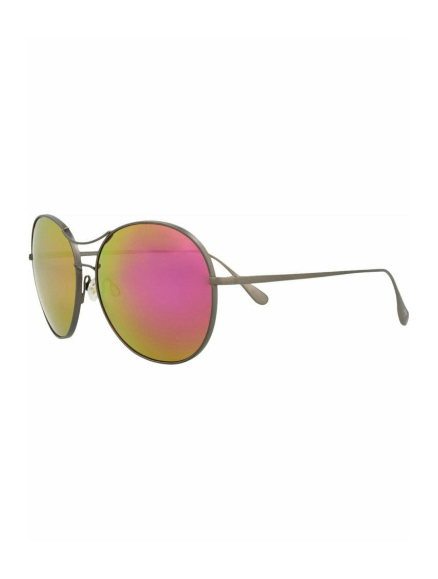 Maui Jim Round-Frame Titanium Sunglasses With Gradient Lenses