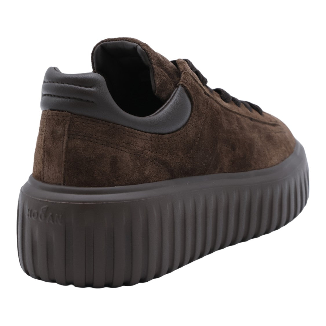 Hogan Platform Sneakers With Suede Upper And Padded Collar