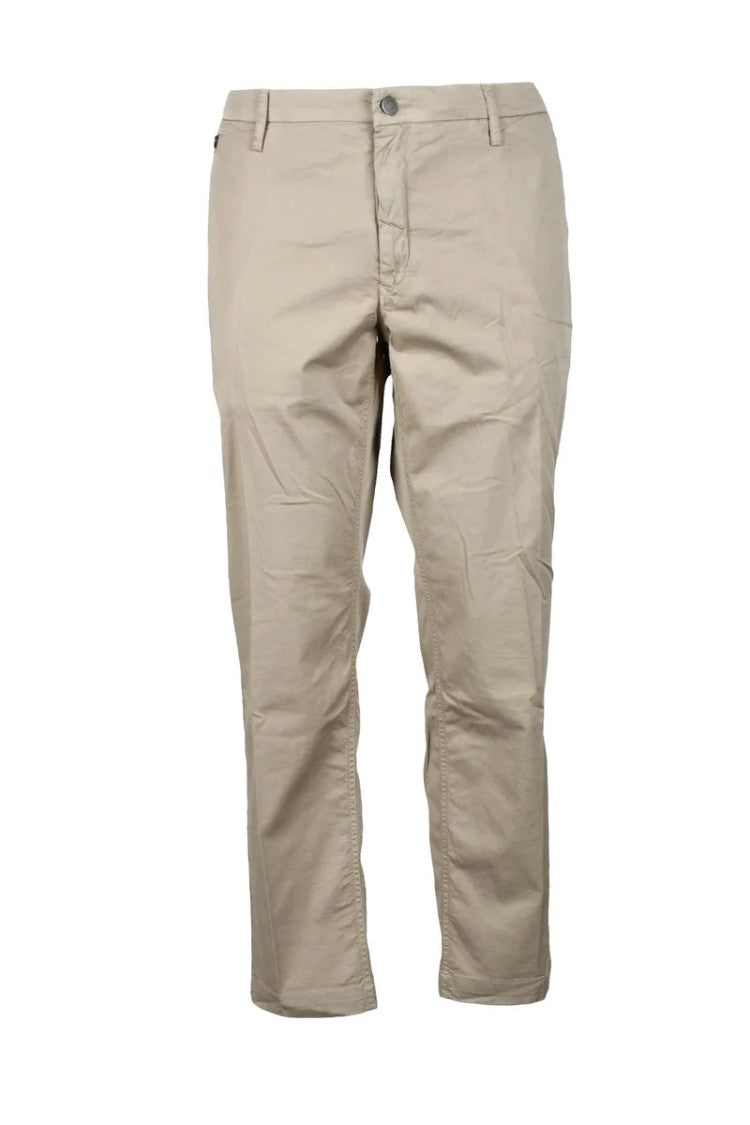 Replay Straight-Leg Classic Fit Replay Pants With Subtle Sheen