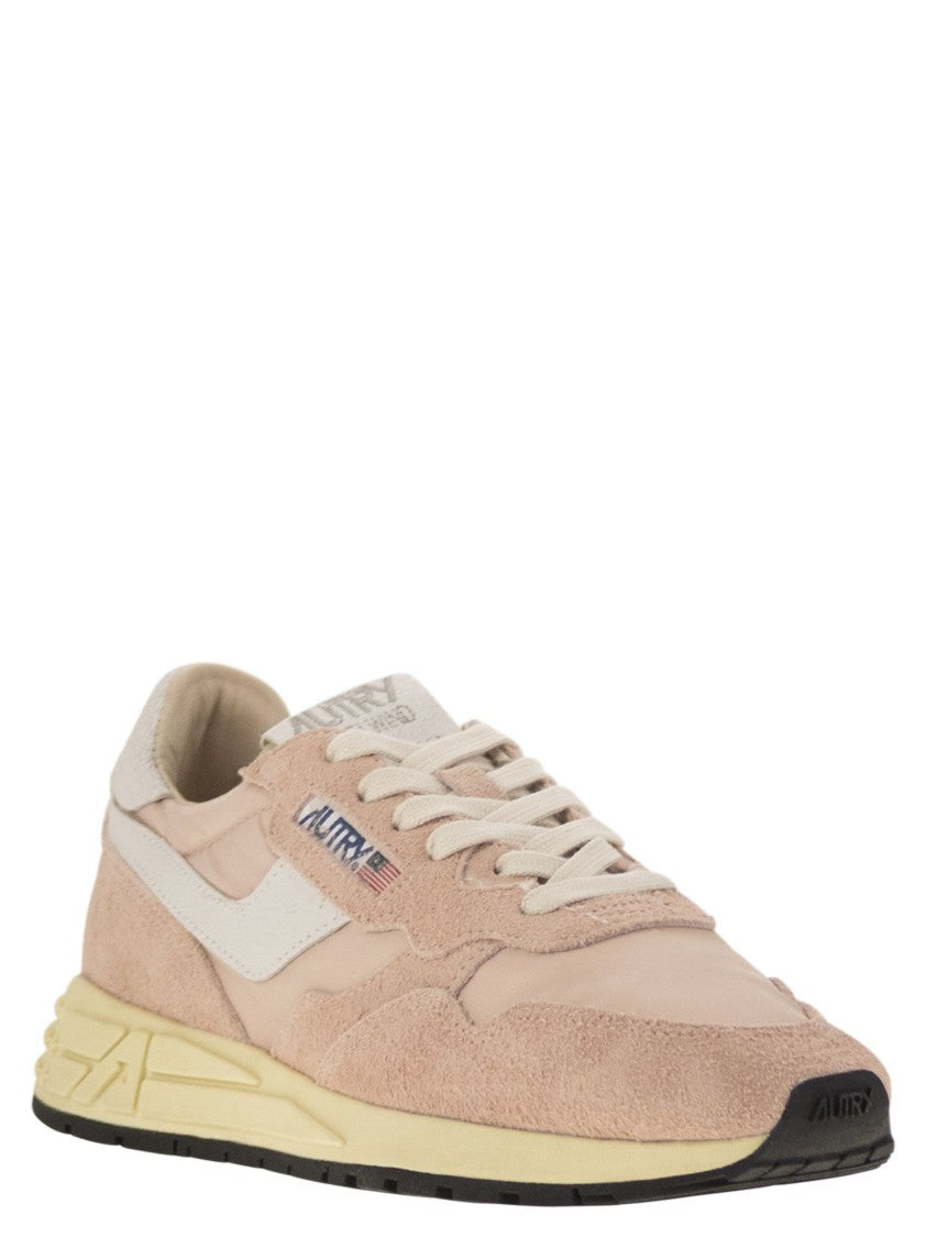 Autry Reelwind - Suede And Technical Textile Trainer