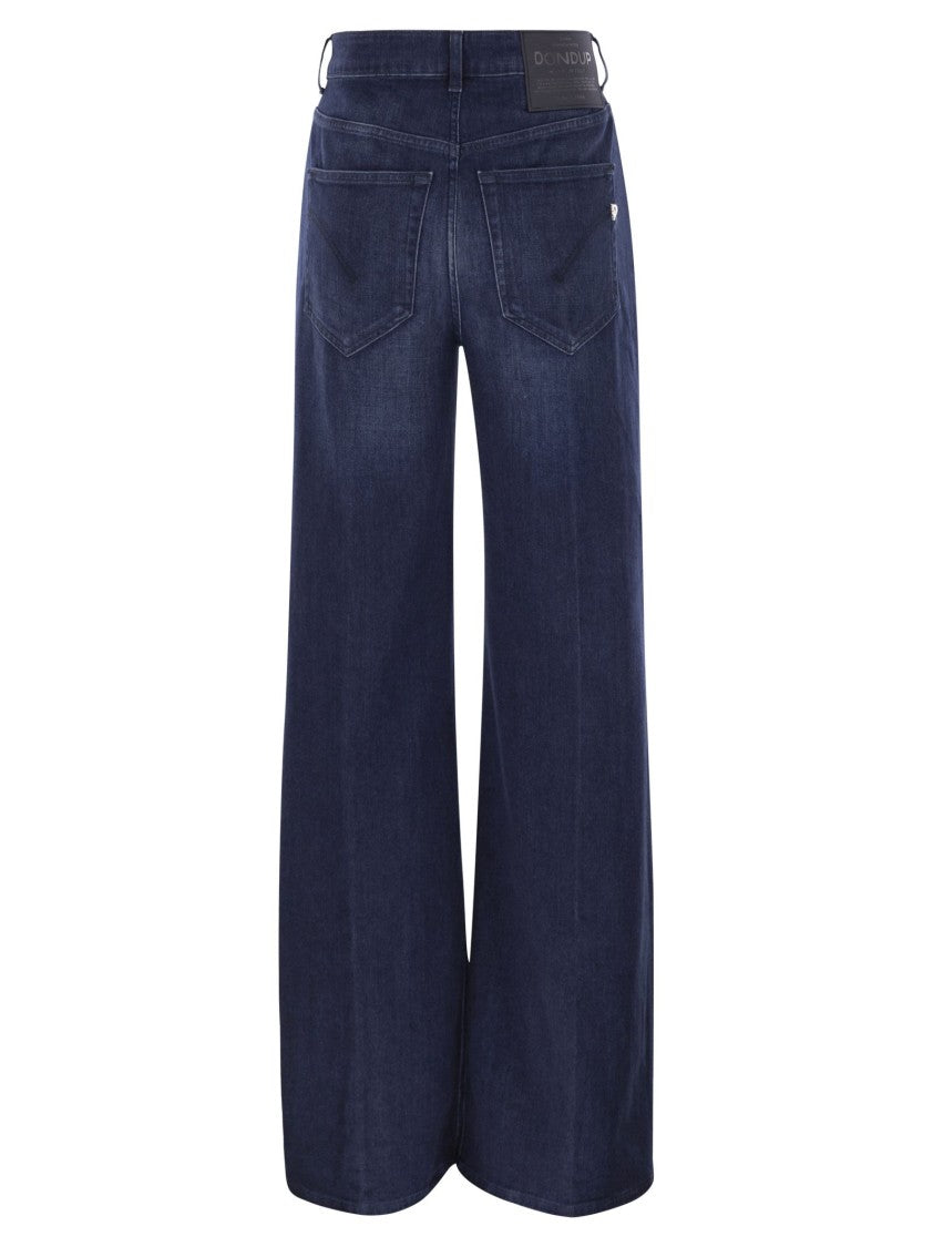 Dondup Beatrix - Five-Pocket Wide-Leg Jeans
