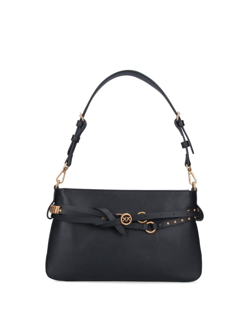 Pinko "Belt Bag" Shoulder Bag – Black