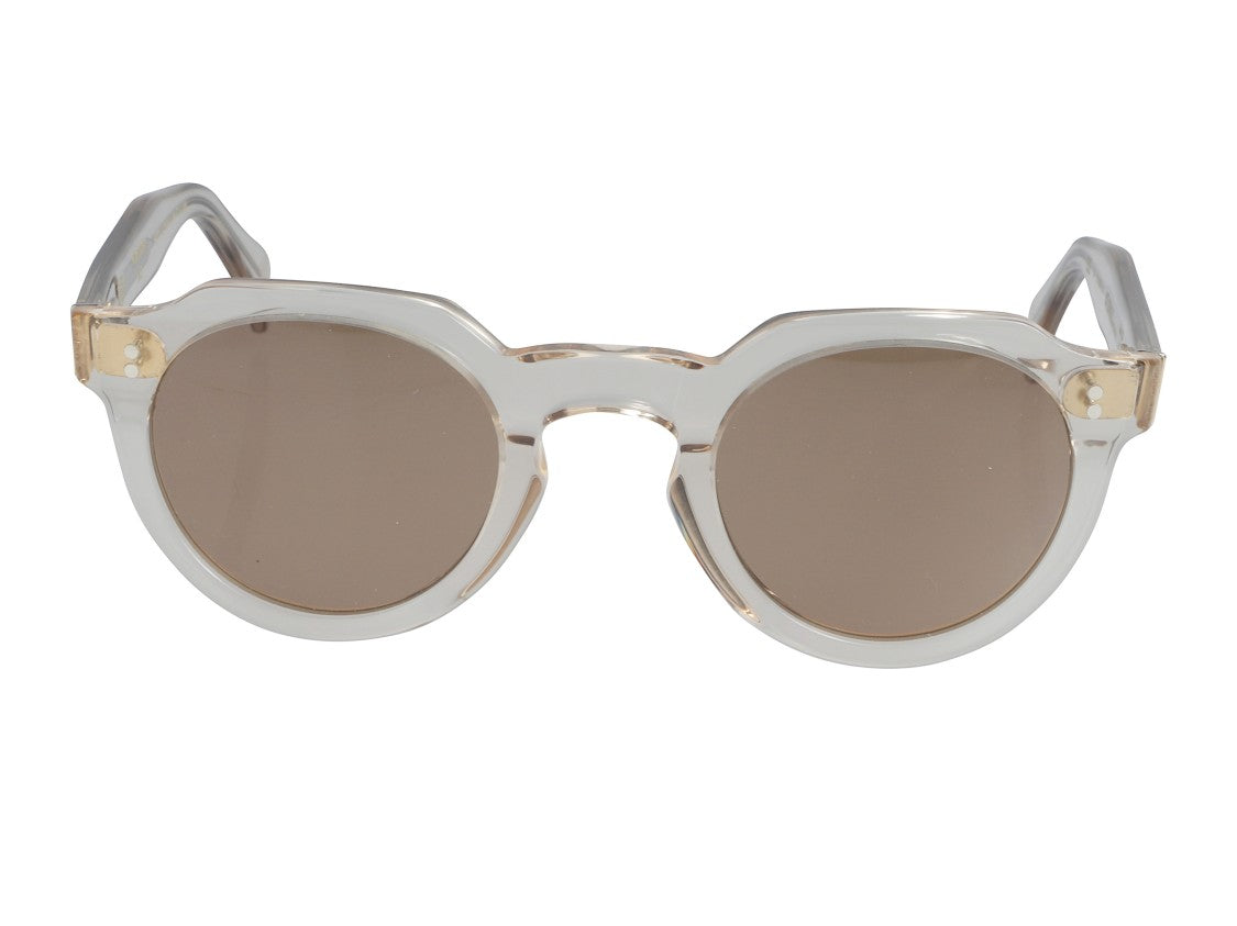 Kador Storiko Special-S Translucent Beige Round Sunglasses
